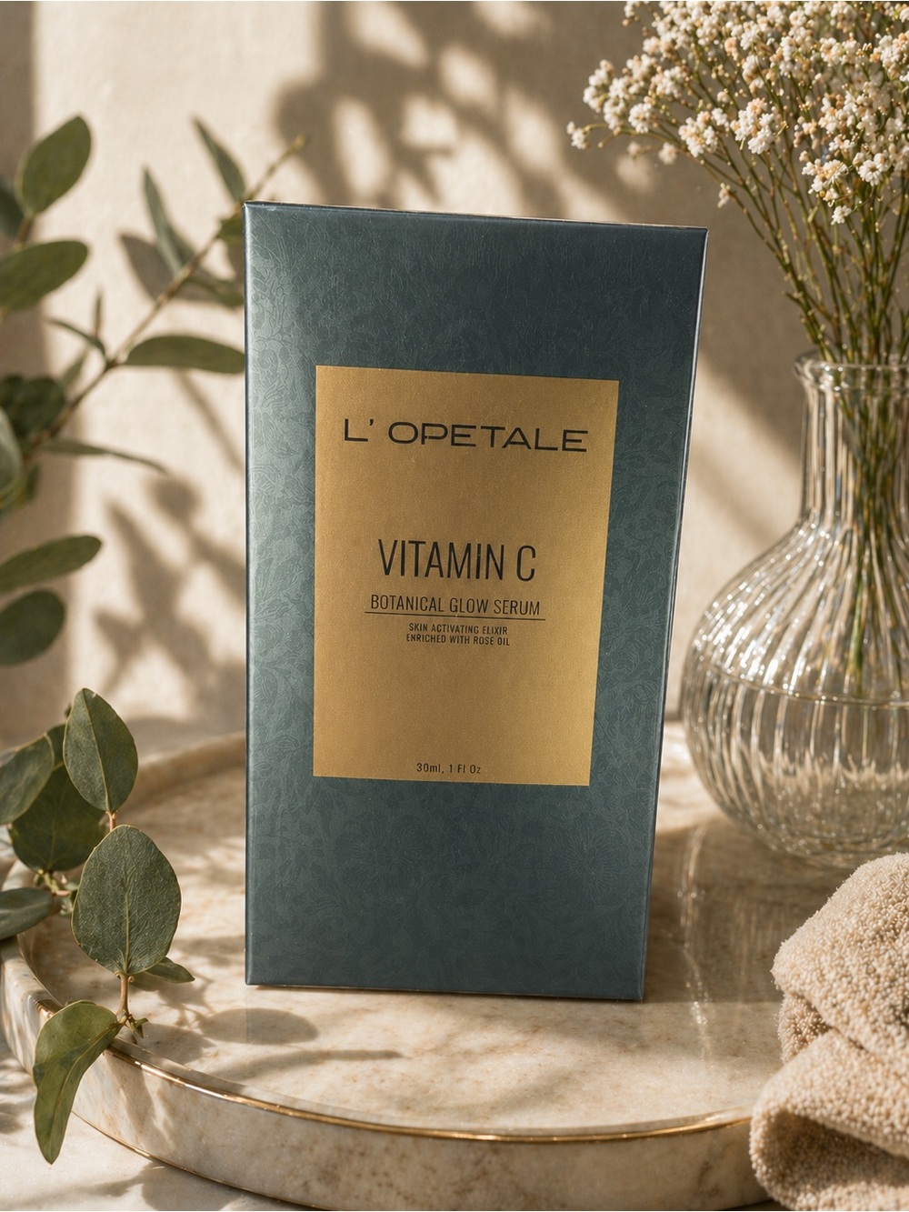 NIB L’OPETALE Vitamin C Botanical Glow Serum